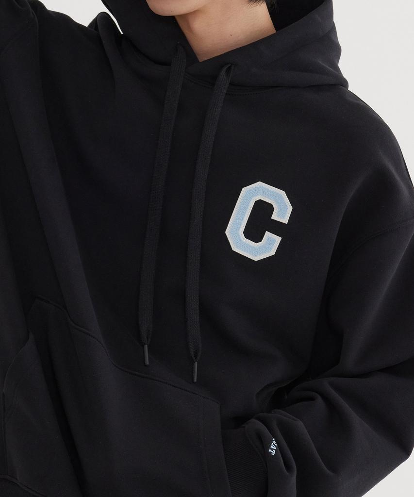 C Logo Hoodie Black