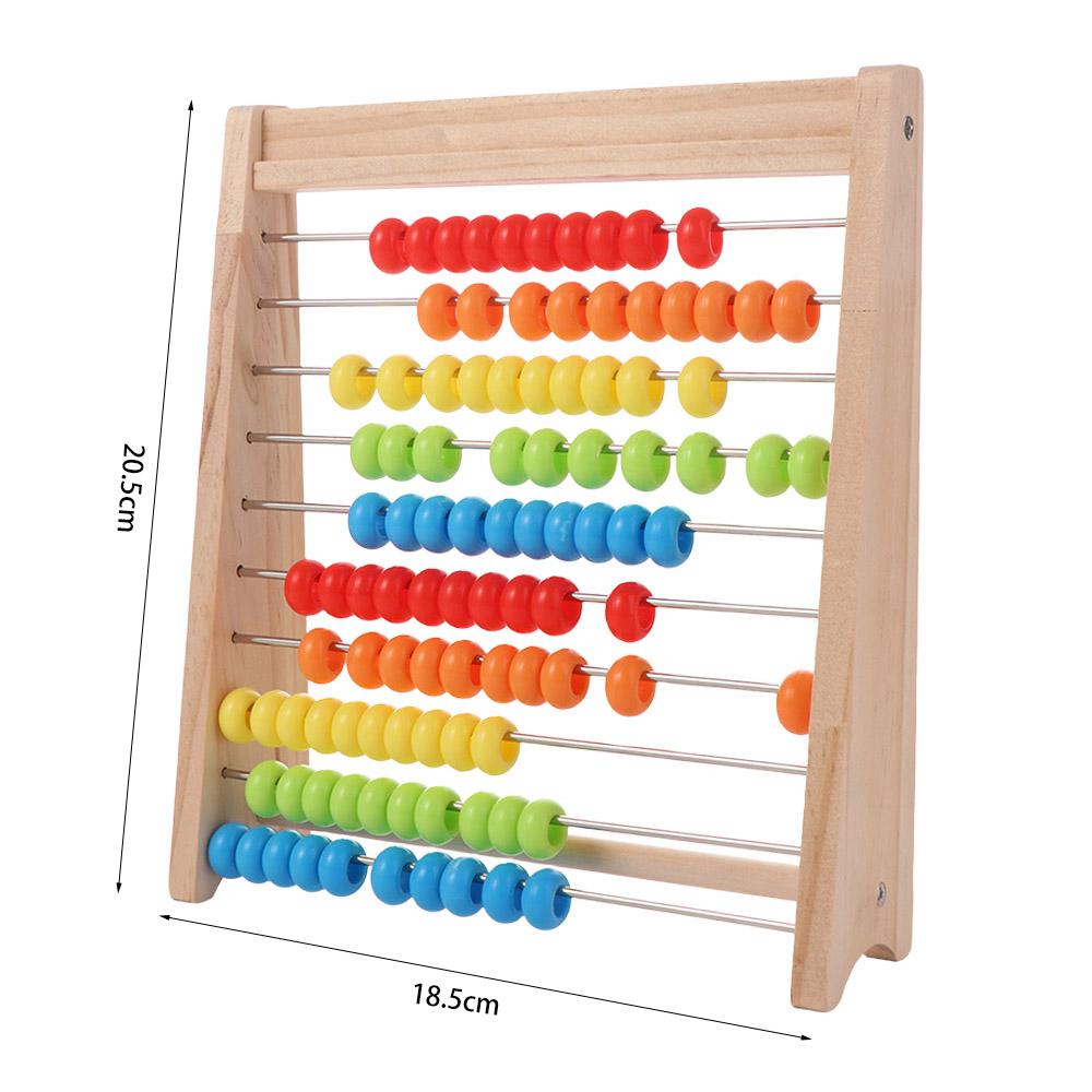 Colorful Beads Number Arithmetic Abacus Calculating Beads Math Learning Toys Preschool