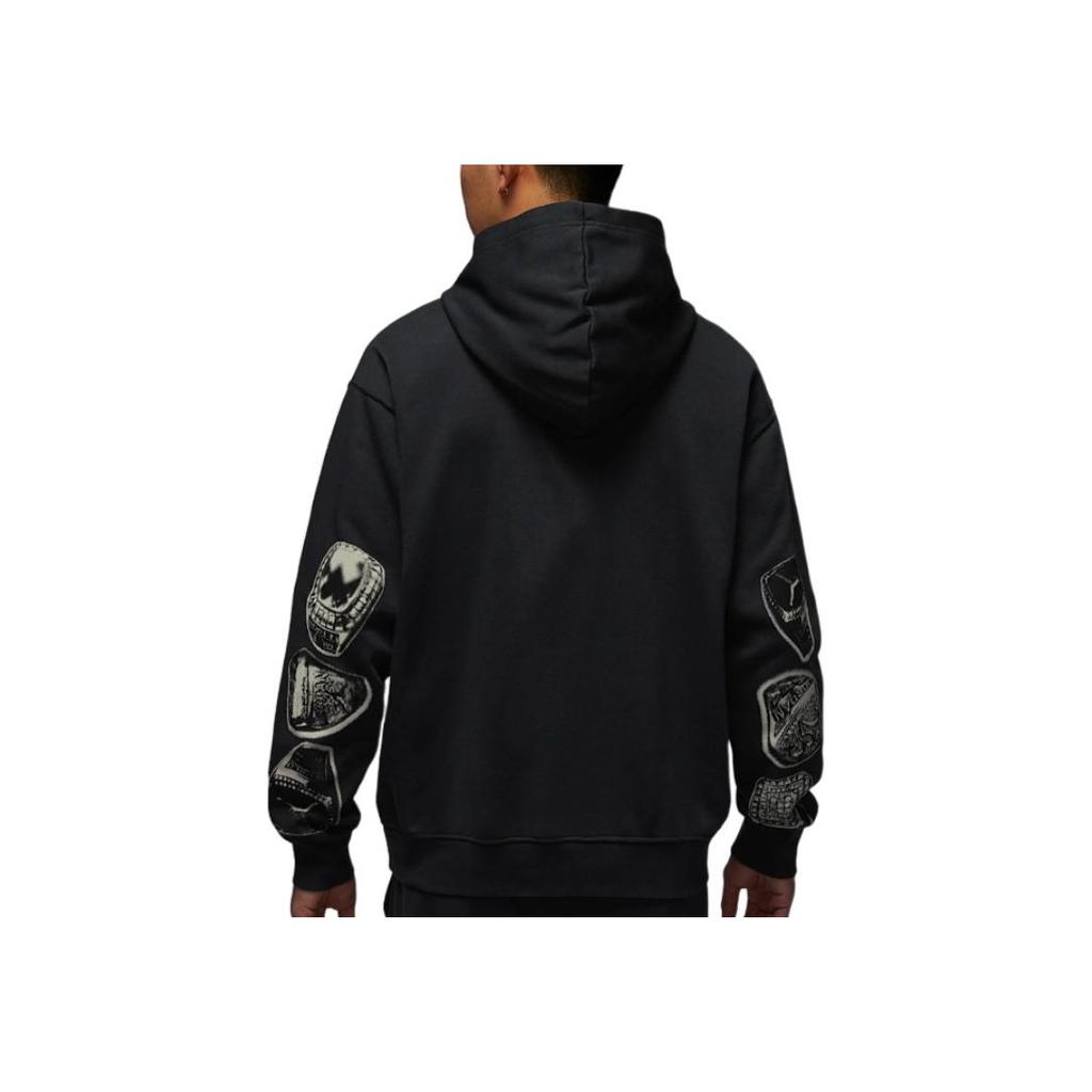 Jordan Mvp Fw24 Knitted Pullover Hoodie Long Sleeve Sweatshirt Men Sweatshirt Black HV9225045