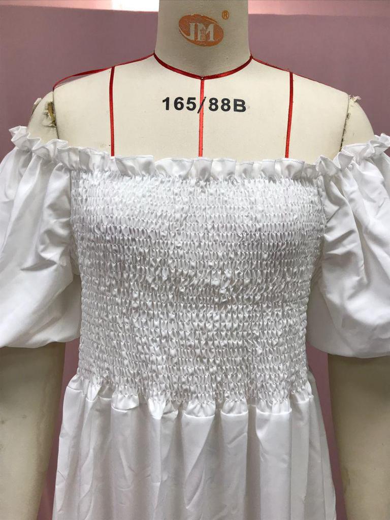 2025 Frühling/Sommer Europäisches & Amerikanisches Damen Ein-Schulter Blumen Feenkleid