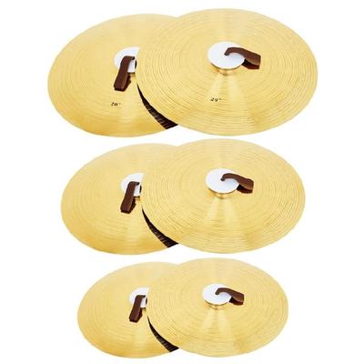 1 pár žesťový soubor činelů Víceúčelový cvičný činel Přenosné bicí nástroje Hudební hračka Snadné použití