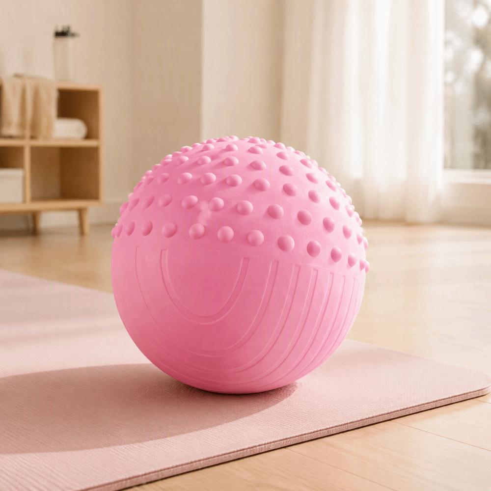 Anti Burst Yoga Pilates Ball 18.5 CM Fitness Balance Ball Abdominal Pressure Ball  Women