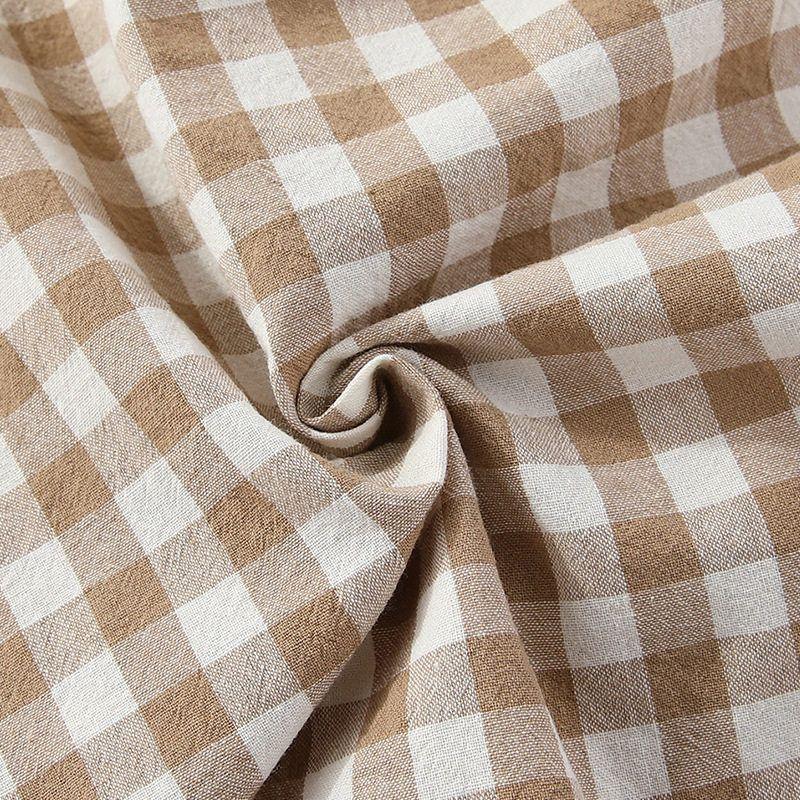 Pure Cotton Kids Shirt Gingham Spring and Autumn Boys and Girls Shirt Long Sleeves Children Lapel Cardigan Casual Tops