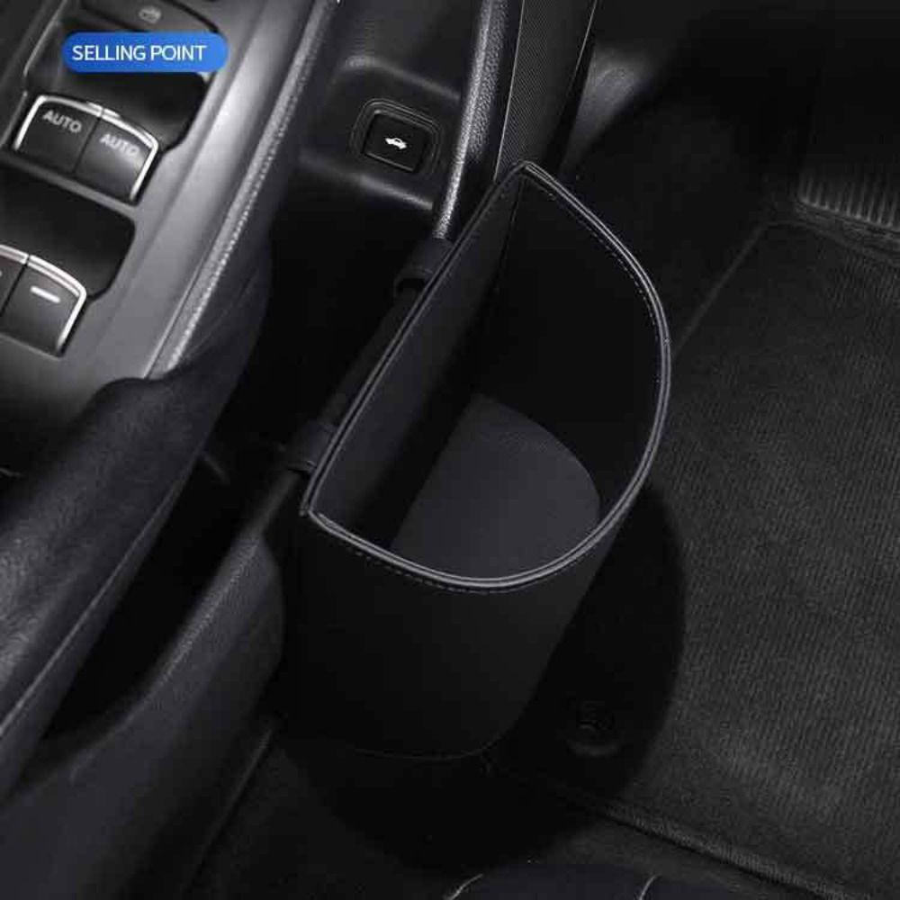 Hanging Vehicle Garbage Bin Waterproof Rubbish Bucket Car Backseat Storage Box  Car Supplies