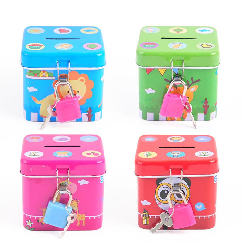 

Попугай Копилка Интерактивная Игрушка Птица Головоломка Головоломка Монета Жестяная Коробка Банка Игрушка Попугай Цвет Случайный