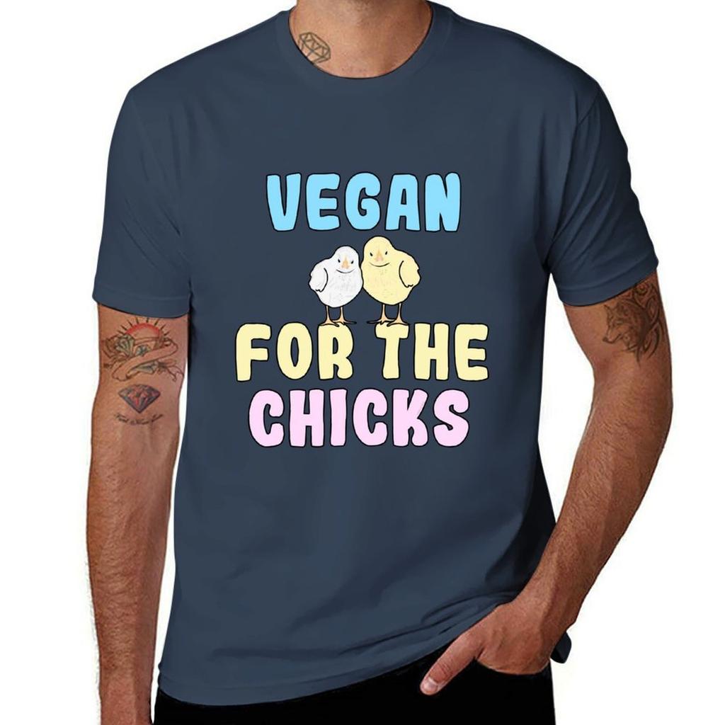 Vegan For The Chicks TShirt t shirt Unisex plain TShirt