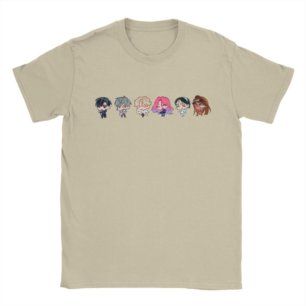 Alien Stage Anime Tshirt Unisex Cotton Top Tee Fashion Mizi Sua Till Ivan Hyuna Luka Round Neck Short Sleeve