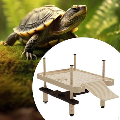 Turtle Basking Platform Aquarium Tortoise Pier Float Decoration for Frog