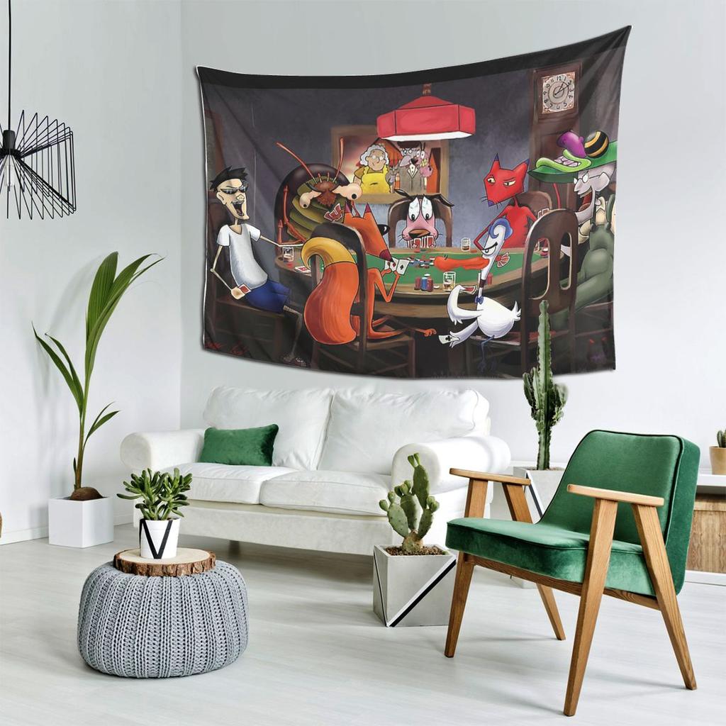 Stupid Dog Tapestry Decoration Art Aesthetic Tapestries for Living Room Bedroom Home Wall Cloth Wall Hanging