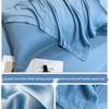 Set di Due Federe in Seta Tencel - Colore Unito per Uso Domestico o in Dormitorio