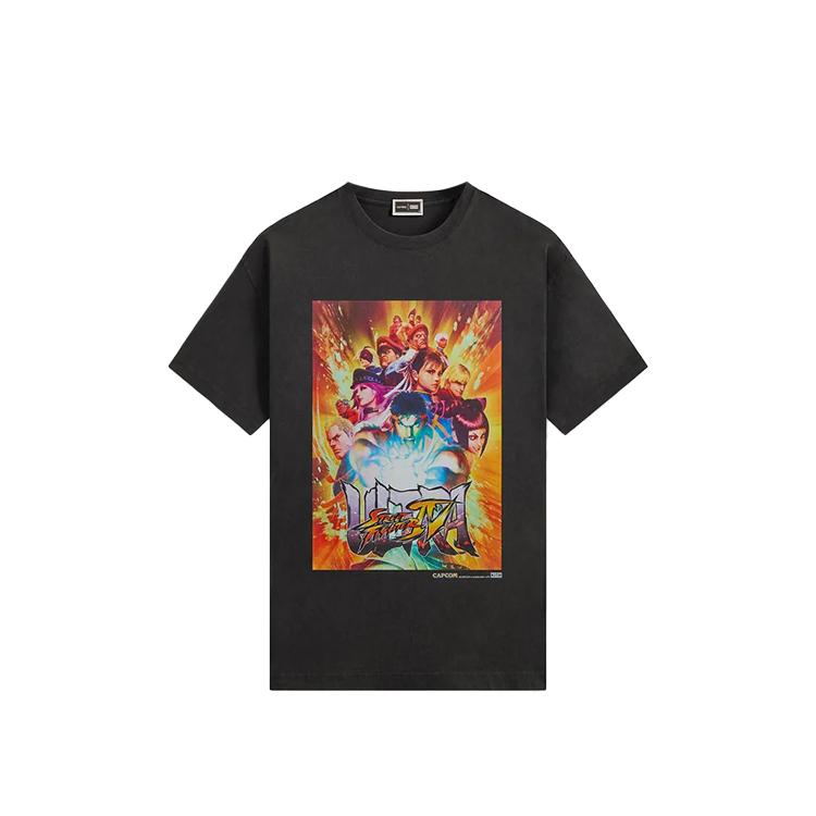 

Kith x Capcom Street Fighter LV Ultra Vintage Tee Black Men Tops KHM034773-001 M