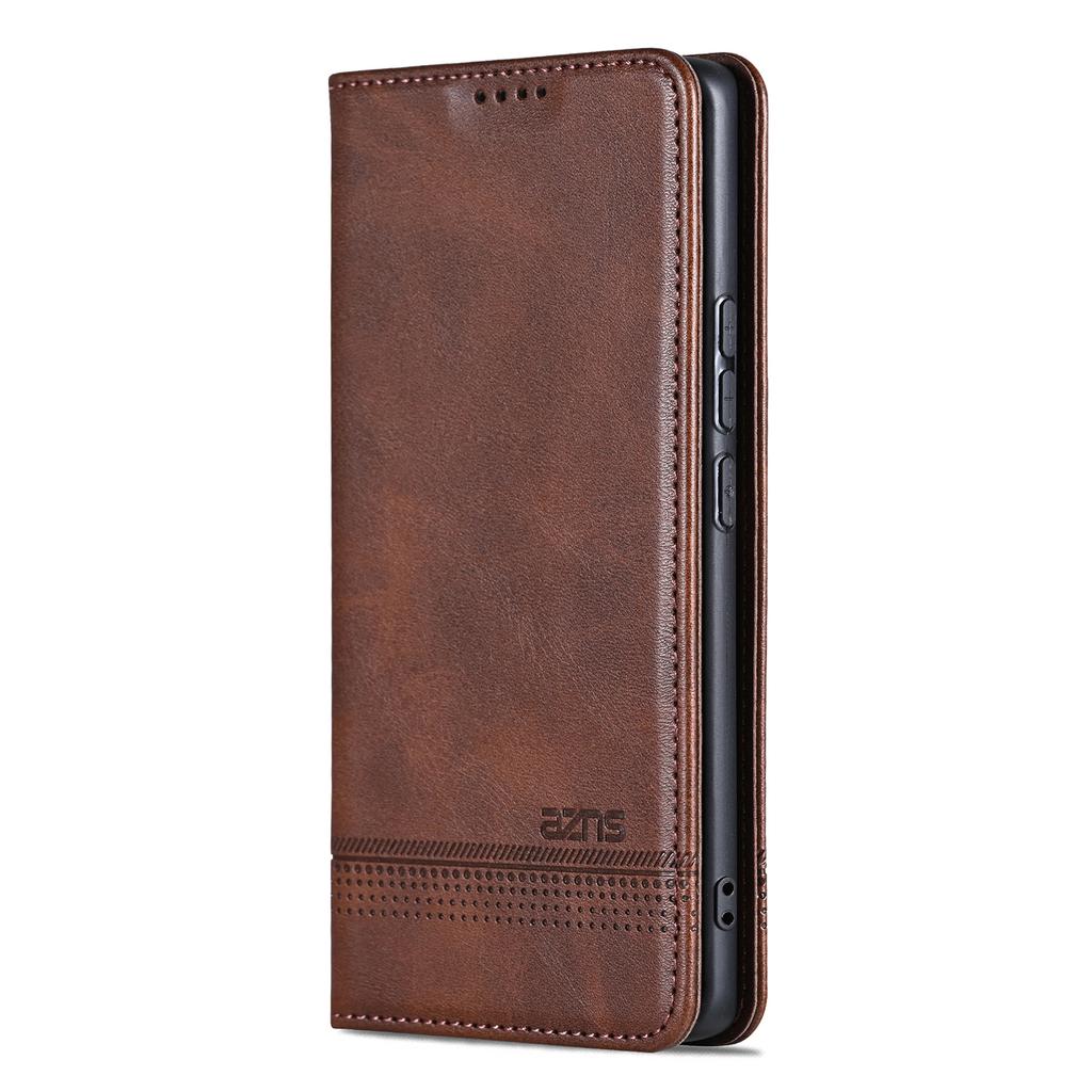 AZNS For Honor 300 Pro Case Cowhide Texture PU Leather Wallet Phone Cover