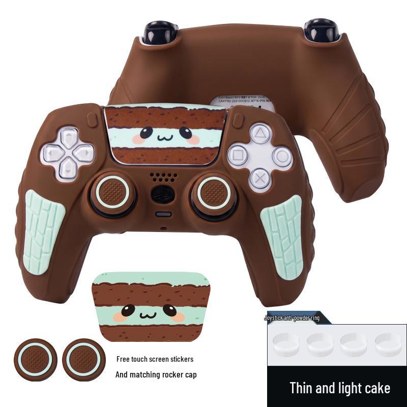 Copertura Protettiva in Silicone Antiscivolo e Antisudore per Controller PS5 per PlayStation 5