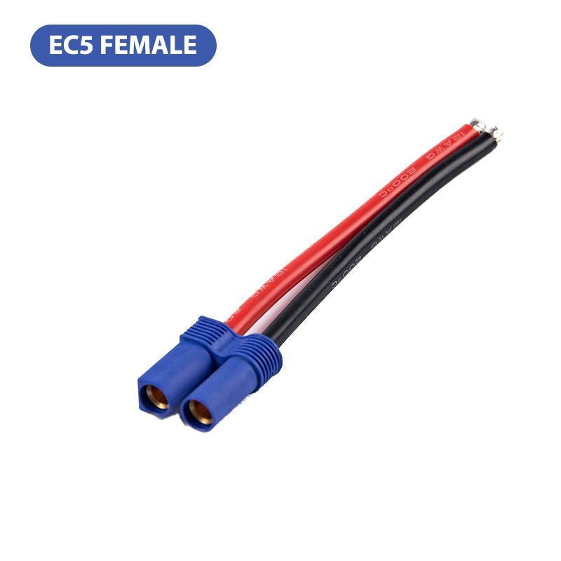 New Hot Sale EC2/EC3/EC5 Male Female Connector Pigtail Cable Silicone Wire RC Lipo Battery