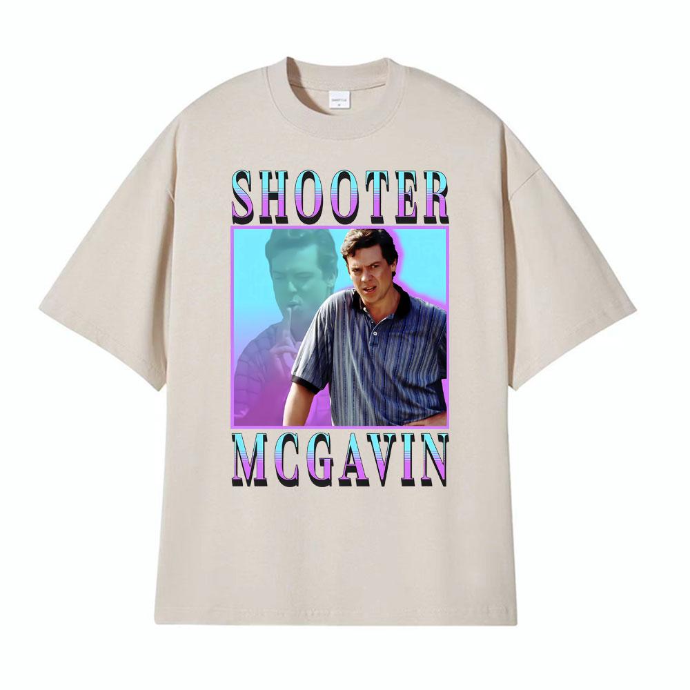 Shooter Mcgavin Homage Pop Culture Happy Gilmore Tshirts Men Women Vintage High Street T Shirt Cotton Casual Humor Tshirt Tops
