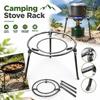 Detachable Camping Stove Rack Cast Iron Firewood Stove Ring New Pot Rack Outdoor Cooking