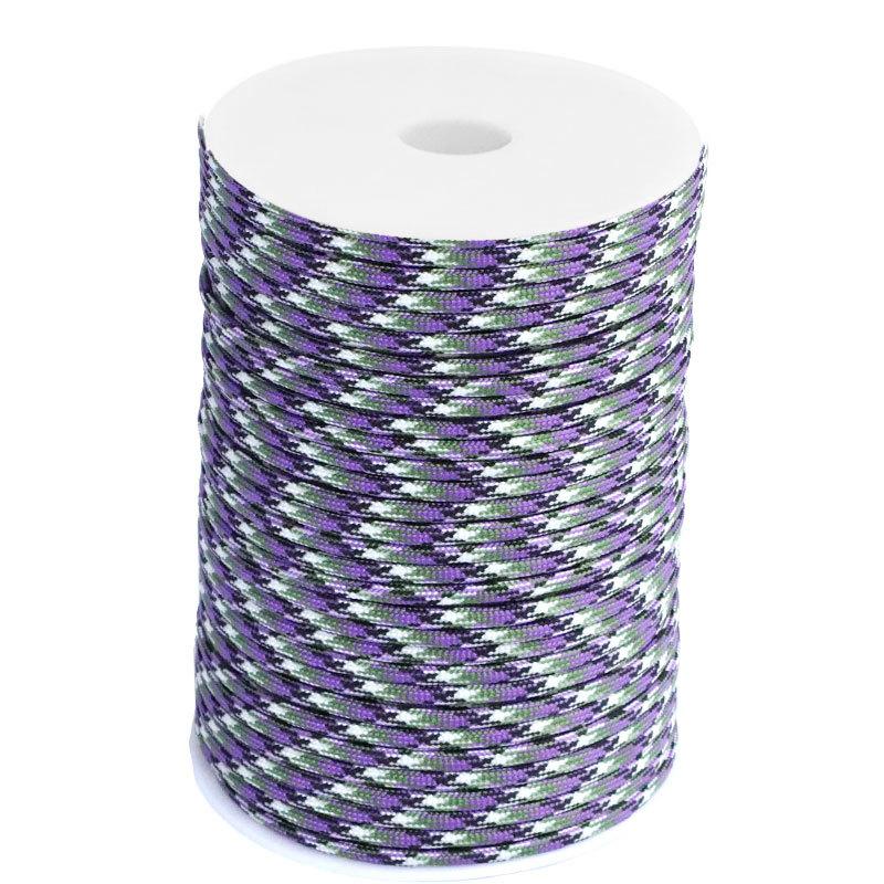 100 M Outdoor Seven-Core Umbrella Rope 4mm Umbrella Rope Bracelet Braided Line Military Fan 7-Core Survival Umbrella Rope