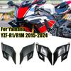 For Yamaha YZF R1 R1M 2015-2023 2024 Motorcycle Winglet Aerodynamic Wing Kit Spoiler Black Moto Fairing Side Winglets Left Right