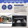 1 Pair Transparent PC Material Left Front Car Headlight Cover for VW