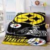 Pittsburgh Steelers  Portable Blanket/Soft Blanket Bedding Blanket Suitable for Travel Camping Living Rooms Offices Sofas Fan Gifts