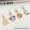 One Piece Luffy & Chopper Keychain Pendant - Personalized Cartoon Backpack Accessory