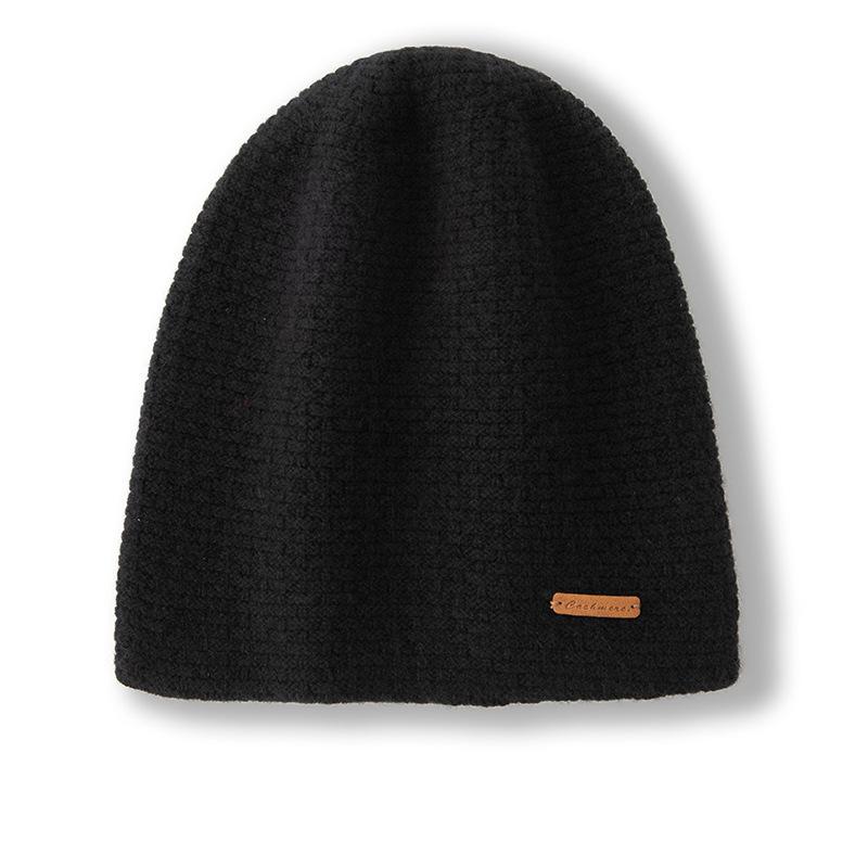 

Кашемир Осень и Зима Новинка Женская Высококлассная Однотонная Вязаная Уличная Жаккардовая Теплая Модная Тяжелая Повседневная Шапка one size