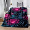1pc Rose Printing Lightweight Flannel Blanket, Comfortable and Warm Blanket, for Camping Sofa Bed and Couch Office, Suitable for Gift Blanket