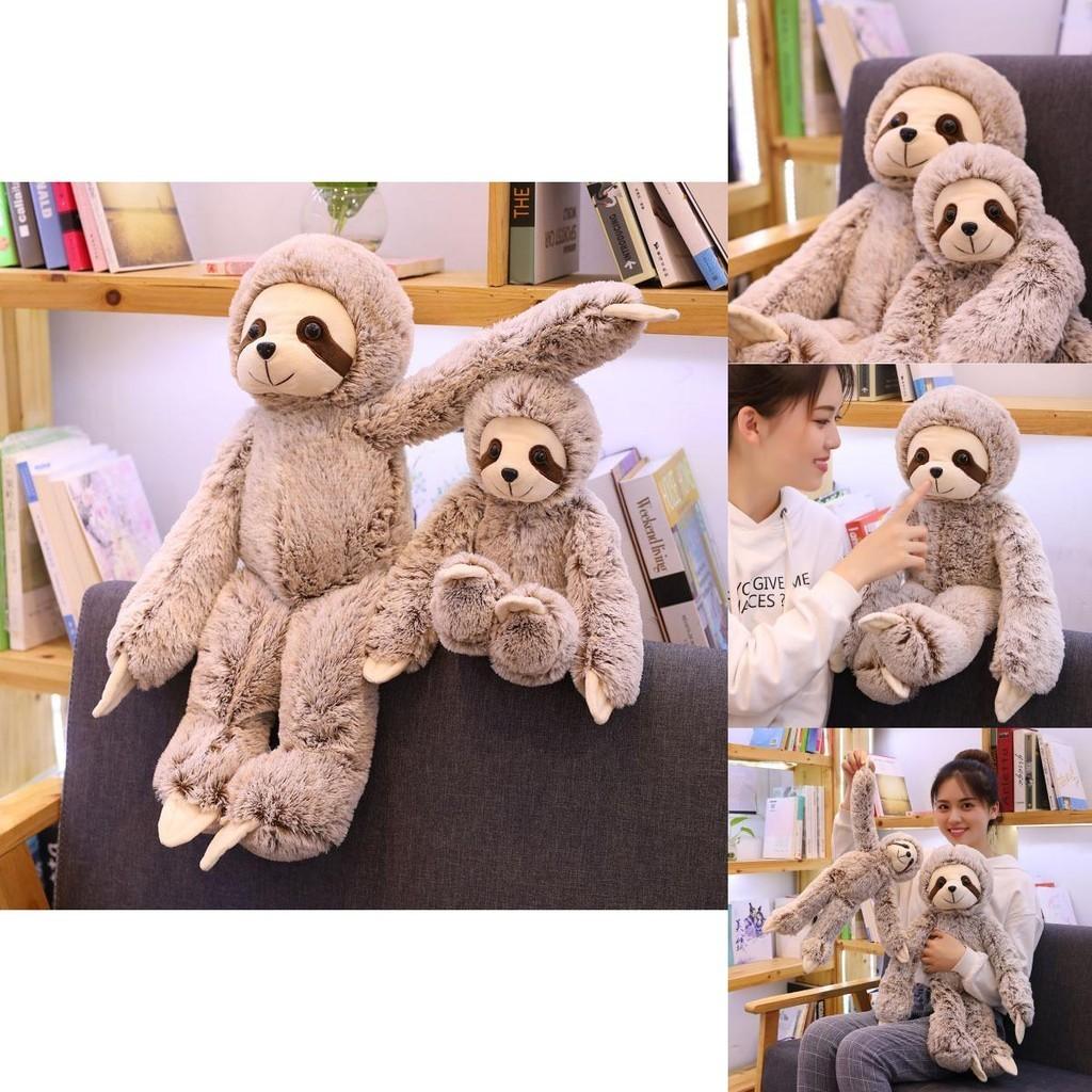 Adorable 50/70cm Sloth Plush Stuffed Toy Animal Soft Doll Perfect For Kids Gifts