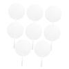 Toyvian 32 Pieces DIY Transparent Paper Portable Handheld DIY Graffiti Plastic Hand Plain Hand Graffiti Hand Fans Fans, Fans, Fans, Fans, Fans,