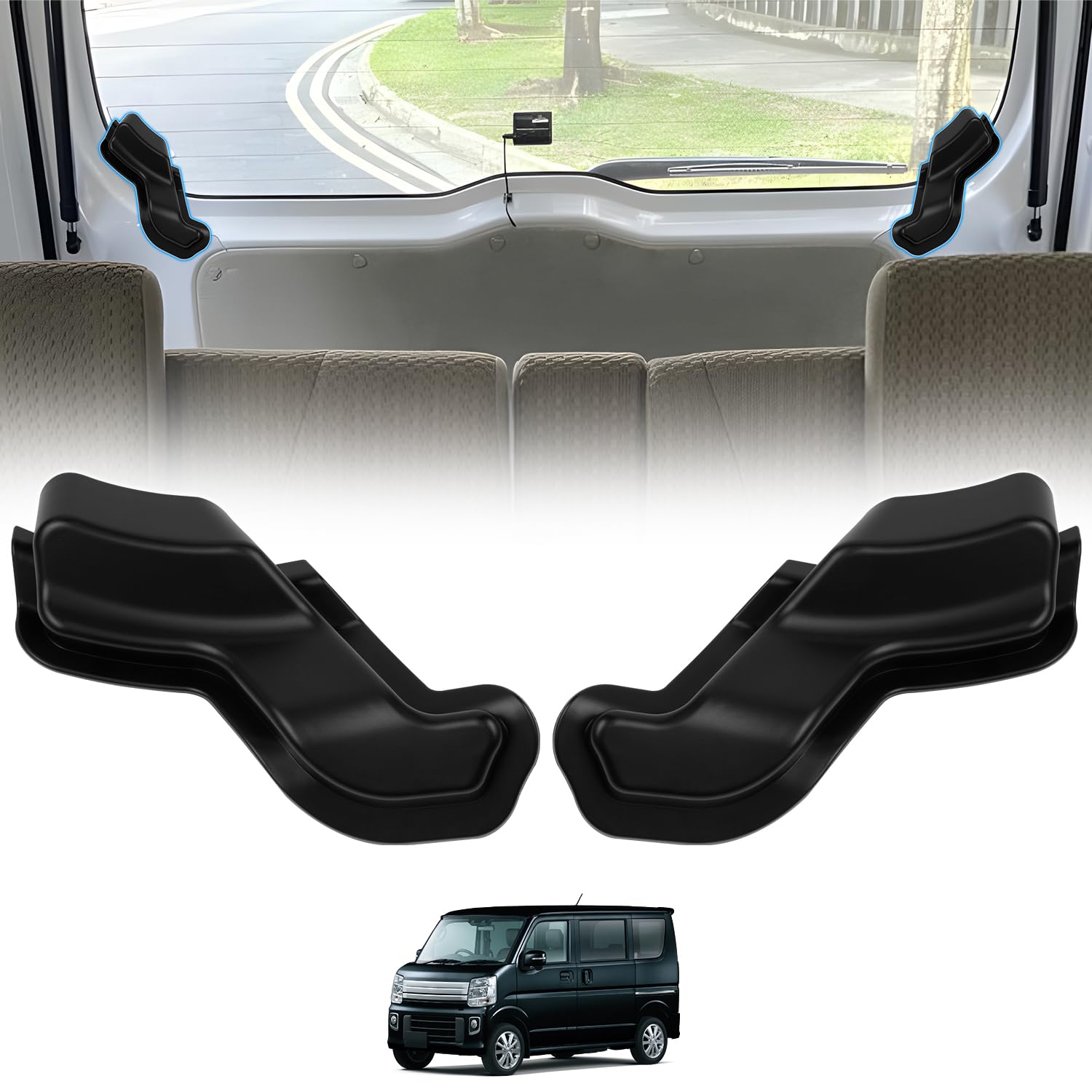 

AUTO SPEC Rear Defogger Cover for Suzuki Every DA17V February 2015 Cable Heating Custom Car Tape Set of 2 Every (DA17W, onwards) - Protection, Cover, чёрный