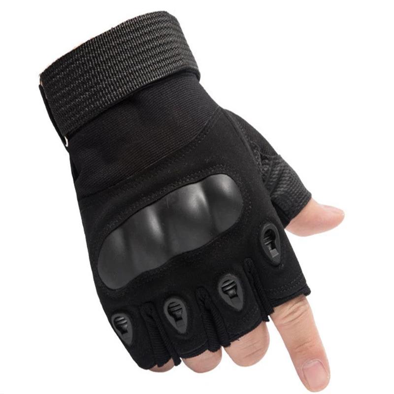Fitness Anti Slip Cycling Gloves, Wear-resistant Outdoor Tactical Sports Climbing Half Finger Gloves