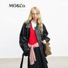 MO&Co. Faux Leather Down Jacket