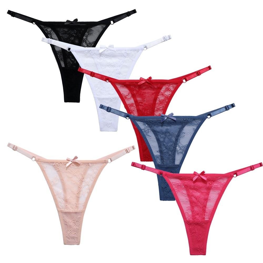 Thin Lace Mesh Thong Transparent Women Underwear Underpants T-Back Panties  Gifts