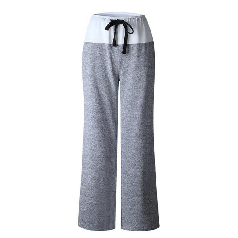 

Women Fitness Yoga Quick Dry Sweatpants Casual Loose Drawstring Pants XL