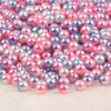 4-10mm Iridescent ABS Imitation Pearl Beads for DIY Decoration