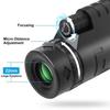 40X60 Zoom Monocular Telescopes with Phone Holder Small Phone Taking Camera Lens for Hiking Camping