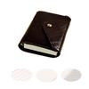 PU Leather Cover Tri-fold Envelope-Style Loose-Leaf Notebook Vintage Planning Journal  School