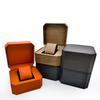 PU Leather Single Watch Storage Box Protective Travel Jewelry Organizer  for Men Gift
