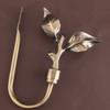 Curtain Tieback Holder Hooks, Tie Backs, Bedroom, Living Room, Curtain Decoration Accessories, Wall Hooks, 2Pcs Set