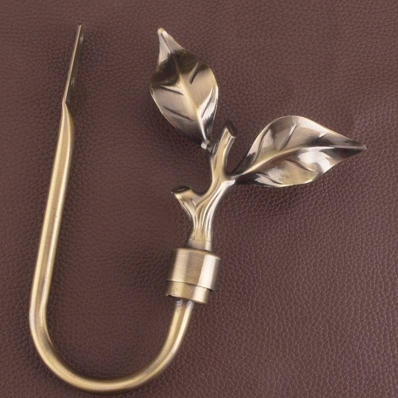 Curtain Tieback Holder Hooks, Tie Backs, Bedroom, Living Room, Curtain Decoration Accessories, Wall Hooks, 2Pcs Set