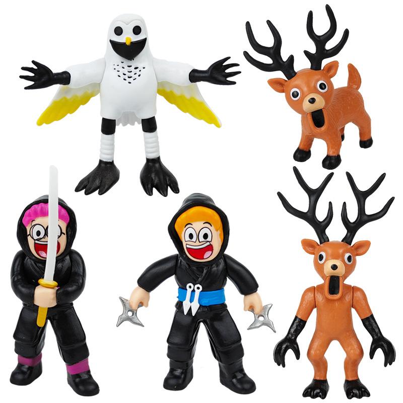 5/10pcs/set 99 Nights in The Forest Figures Figures Figurine Owl Goat Wolf Deer 99 Nights in The Forest Figurine Toy Gift