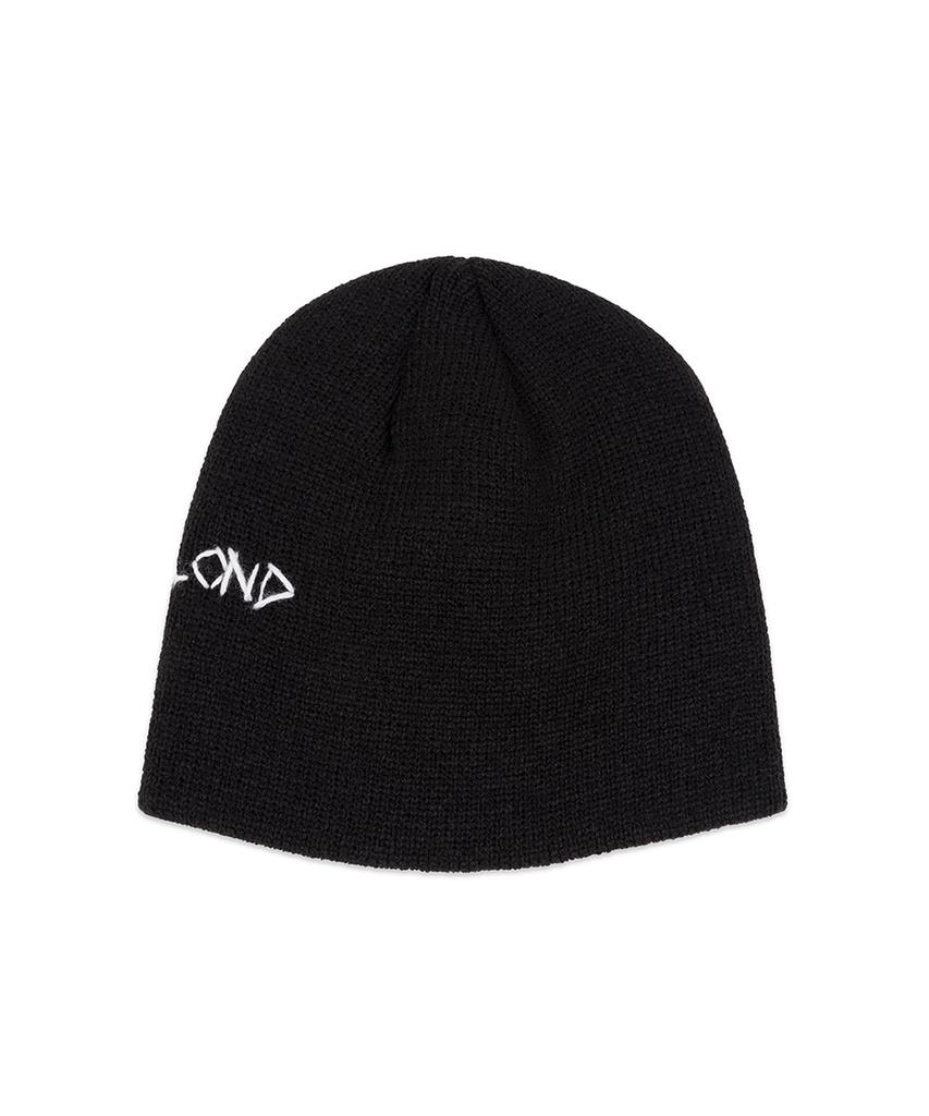 BLACKBLOND Vividi Embroidered Logo Piercing Beanie (Black)