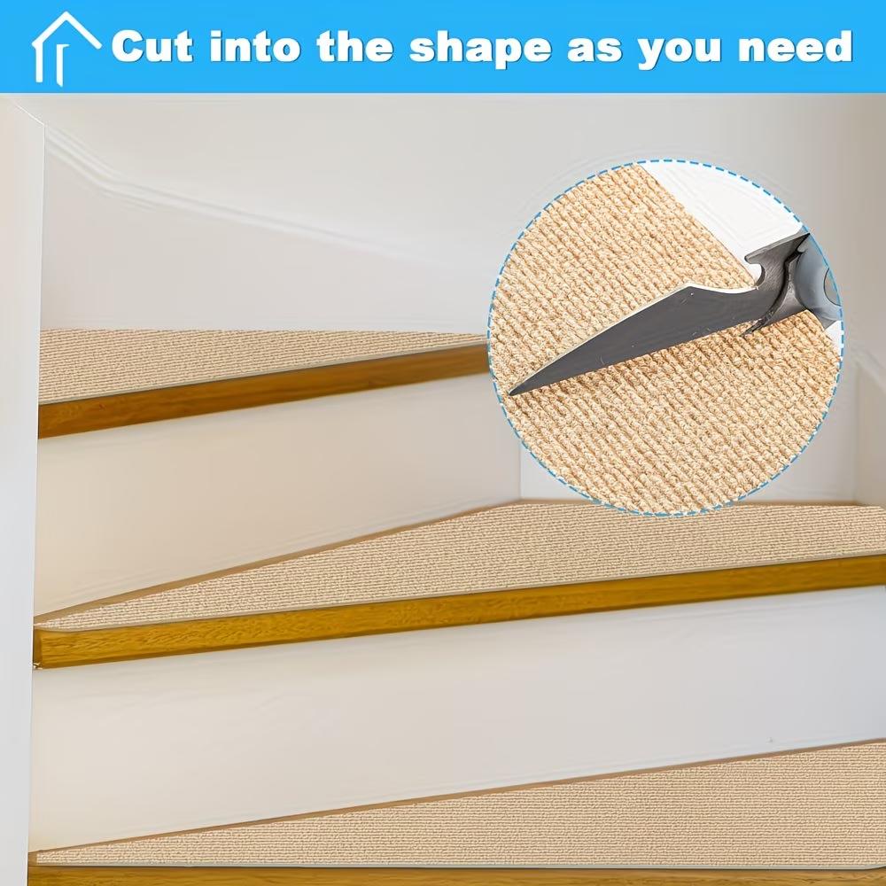 1PC 20x100cm Stair Mats Anti-slip Stairs Stair Treads For Wooden Steps Step Protection Step Carpet Indoors