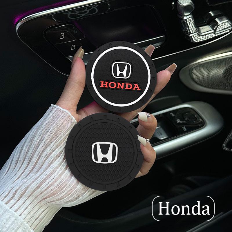 Car Water Cup Slot Pad Silica Gel Soft Mat For Honda Civic Accord Crosstour Spirior Odyssey Avancier UR-V Sienna Elysion CR-ZKU1