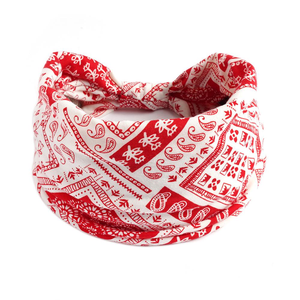 Women's Wide Retro-Style Elastic Sports Headband - Yoga & Hair Accessory