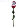 New Portable 3D Red Rose Jewelry Box Wedding Ring Gift Case Earrings Storage Display Holder Boxes For Earring Rings 1 Pc