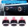 Set Of 3 Air Conditioning Climate Control Knob Button Switch Easy Installation For Peugeot 206 207 Car Interior Comfort