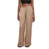 Pantalon large en satin femme Urban Classics - beige - L