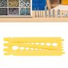 Msuring Tool Plastic Integrated Portable Inch and Millimeter Scale Nut   Thrd Gauge