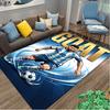 [Football Star Messi Printed Carpet] Non-slip Office Rug, Cozy Area Carprt for Living Room Use, Soft Home Sofa Chair Mat
